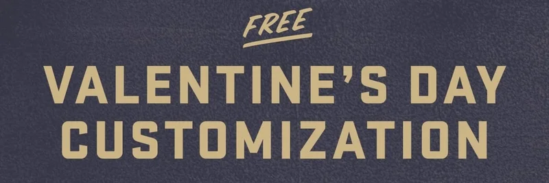 Free Valentine's Day Customization