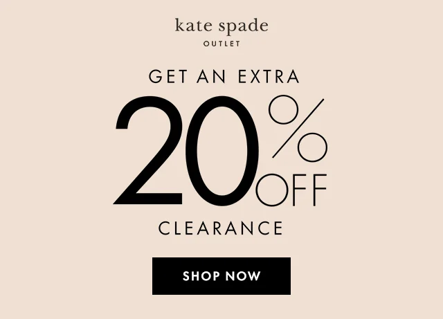 GET AN EXTRA 20% OFF CLEARANCE SHOP NOW