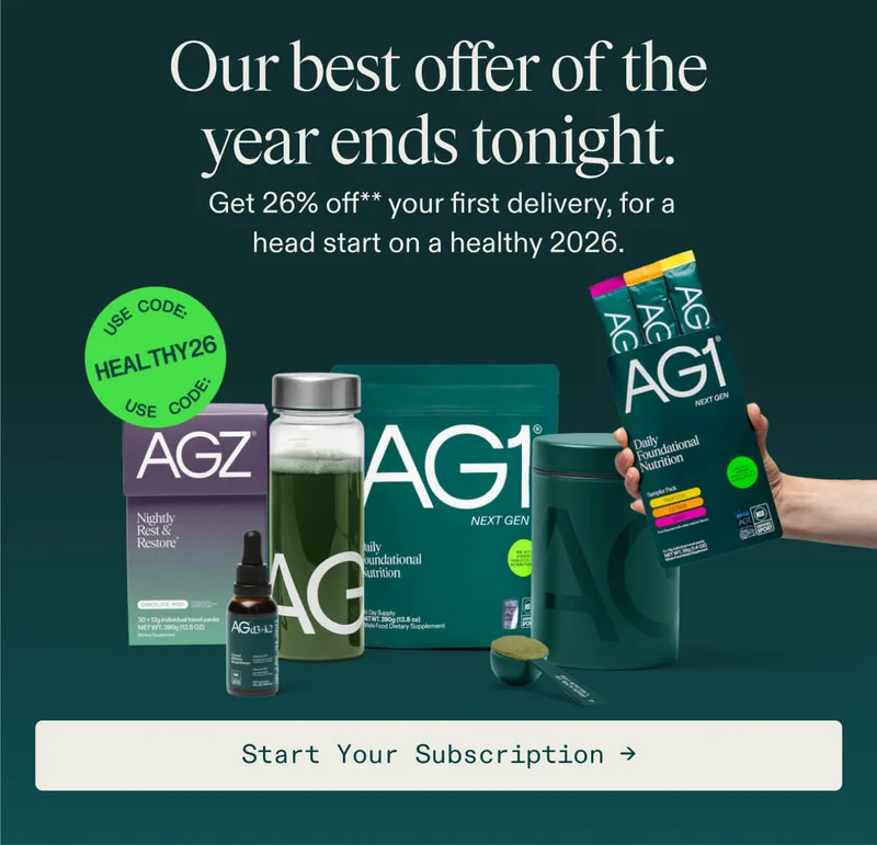 Use Code Healthy26 for 26% off your first delivery