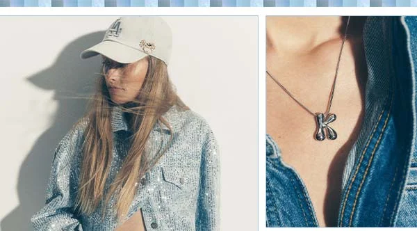 Light blue glittery clothes