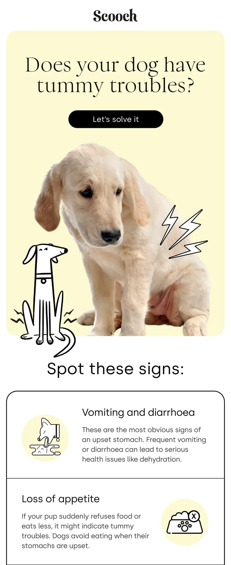 Spot these signs - Let's solve it.