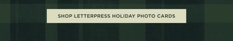 Shop Letterpress Holiday Photo Cards