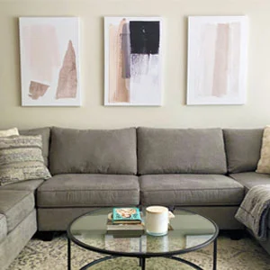 Canvas prints of art.