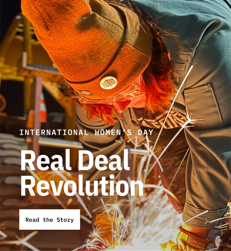 International Women's Day. Real Deal Revolution. Read the Story.