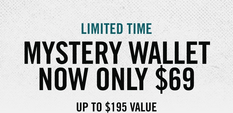 Limited Time | Mystery Wallet Now Only $69