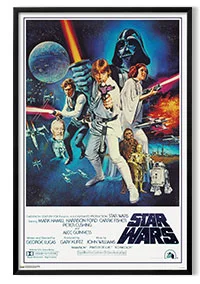 Star Wars: Episode IV New Hope - Classic Movie Poster