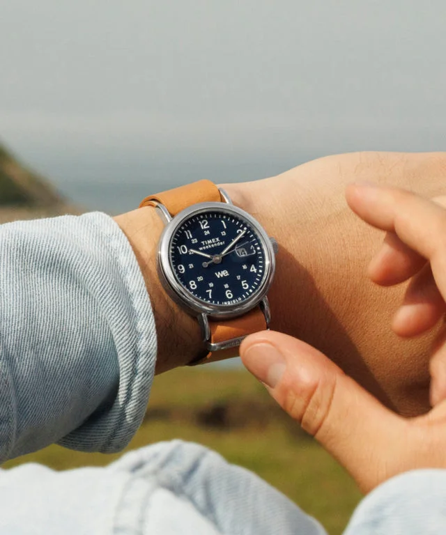 Weekender 40mm Leather Strap Watch