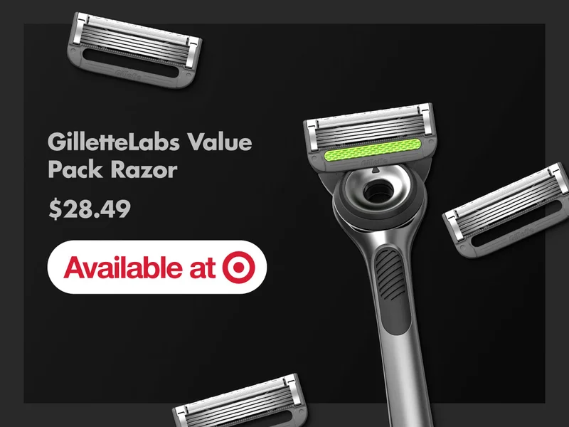 GilletteLabs Value Pack Razor. $28.49. Available at Target