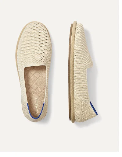 Cruiser Loafer White Raffia Knit