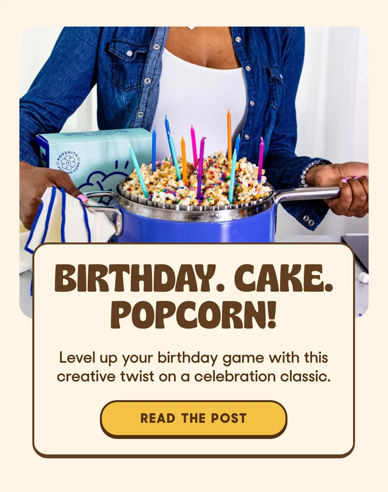 The Birthday Cake Popcorn is What Birthday Wishes are Made of
