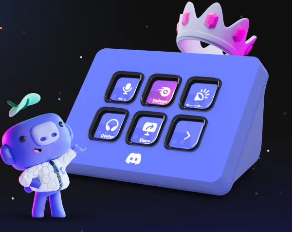Stream Deck Mini Discord and Wumpus