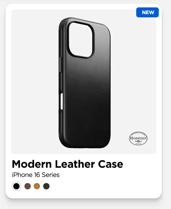 Modern Leather Case | iPhone 16 Series