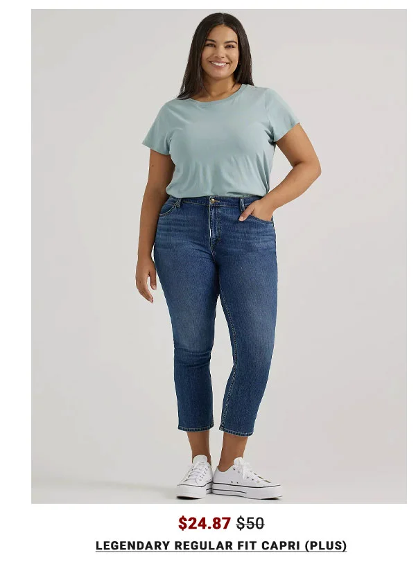 Legendary Regular Fit Capri (Plus)