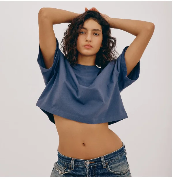 True Boxy Crop Tee
