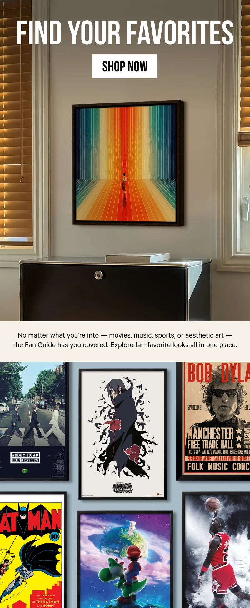 One Day Only - Free Shipping on Orders $49+: Fill your cart with fan favorites, fresh arrivals and wall-worthy finds - the clock is ticking.
