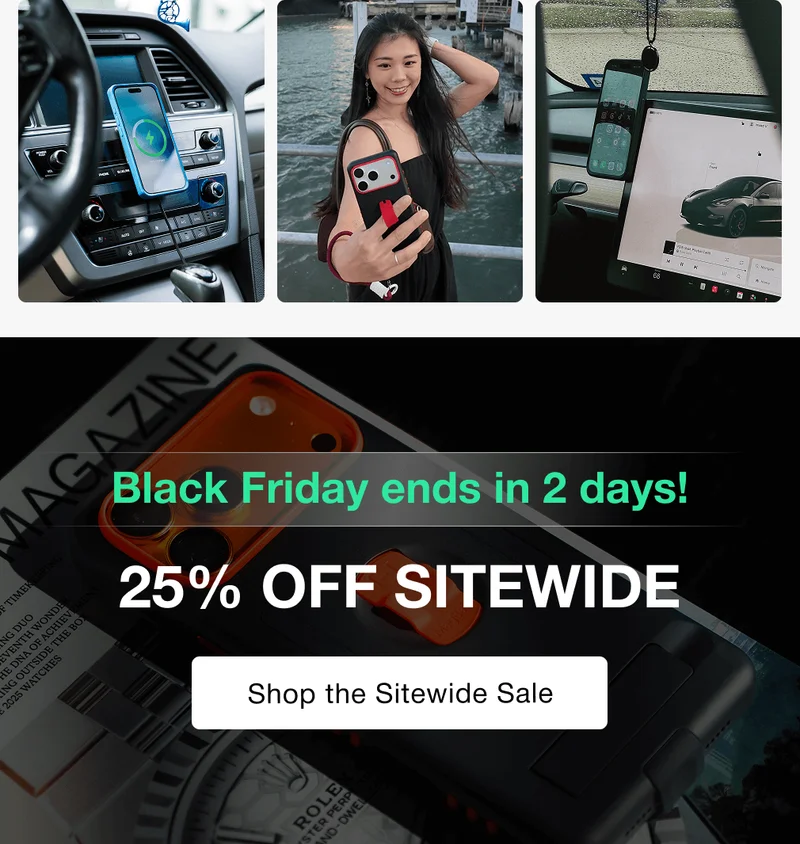 Black Friday ends in 2 days! 25% off sitewide
