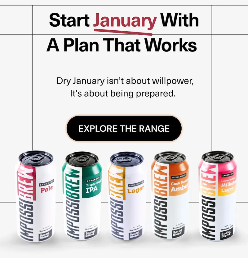 Start January With a Plan That Works. Dry January isn’t about willpower, It’s about being prepared.