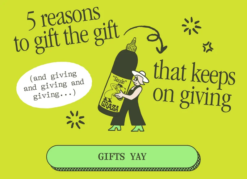 5 reasons to gift the gift that keeps on giving (and giving and giving and giving) Gifts Yay