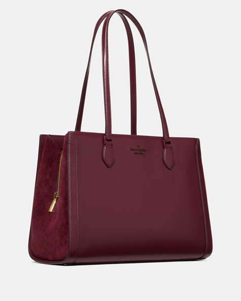Madison Suede Large Laptop Tote
