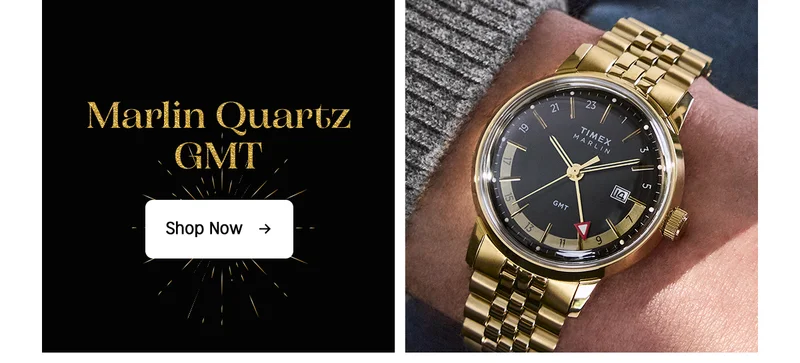Shop Now (Marlin Quartz GMT) - Timex