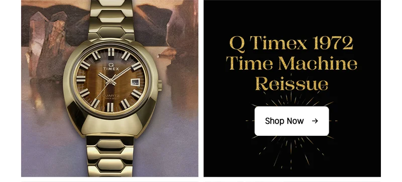 Shop Now (Q Timex 1972 Time Machine Reissue) - Timex