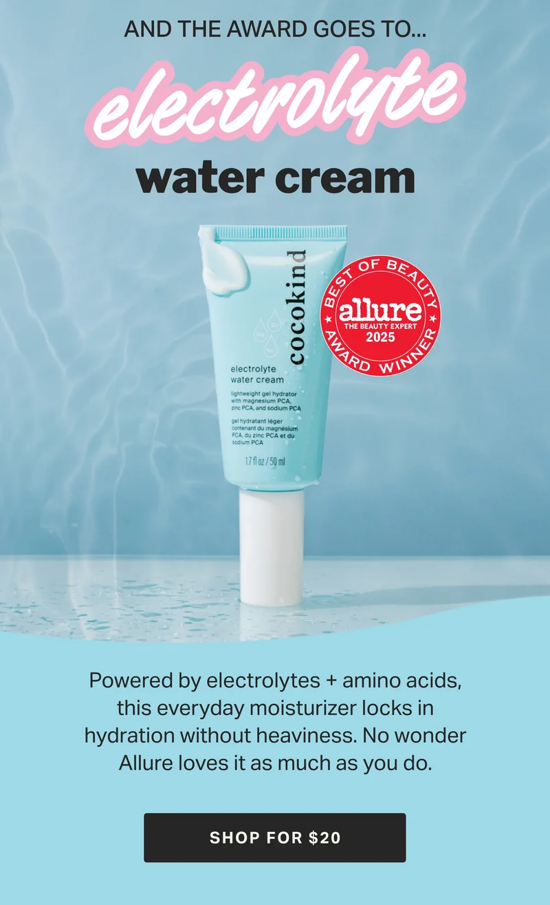 AND THE AWARD GOES TO... ELECTROLYTE water cream