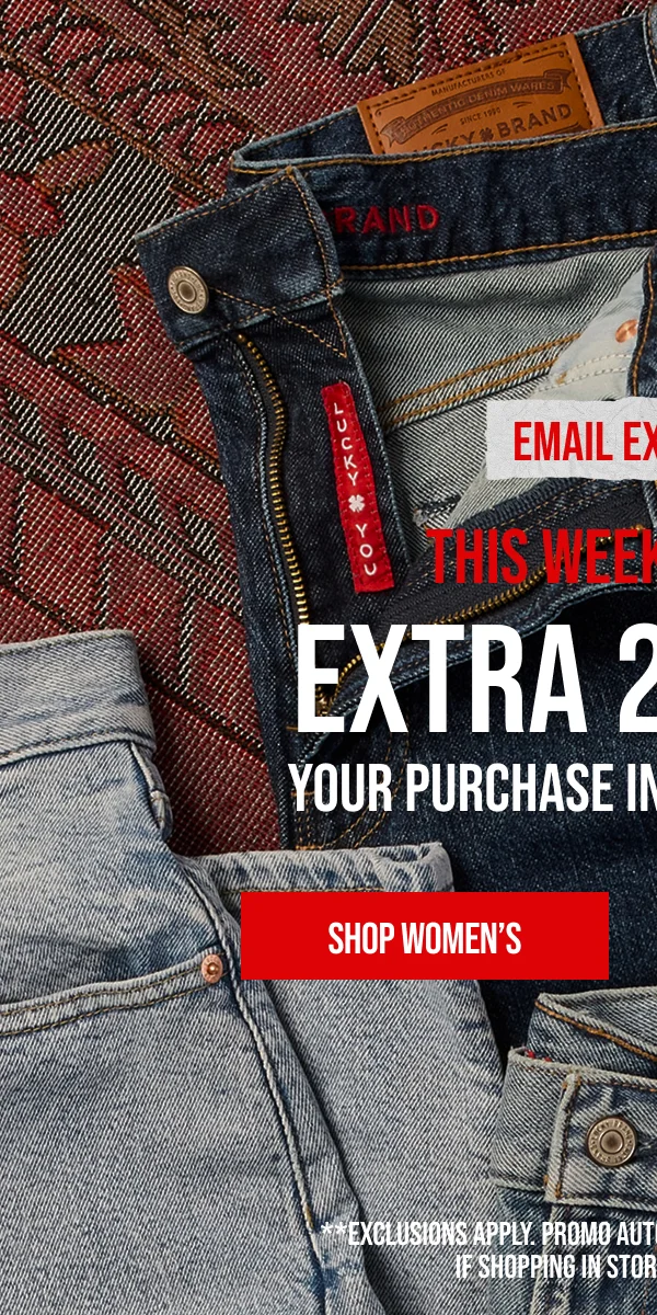 Email Exclusive Extra 20% off Shop Women's
