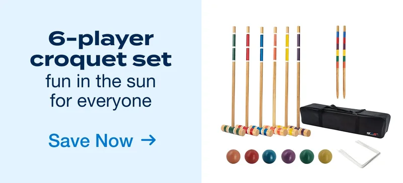 6-Player Croquet Set