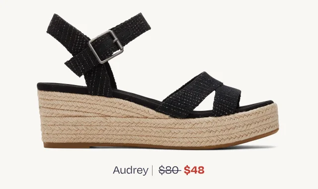 Audrey Wedge Sandal - Image