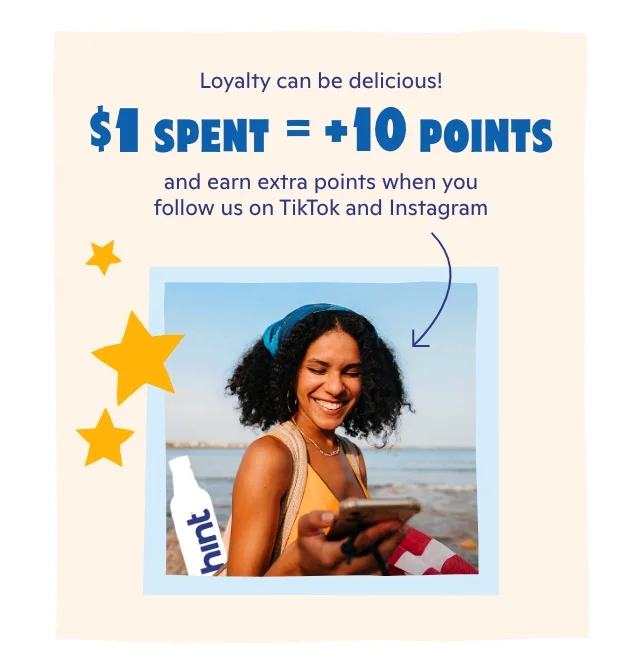Loyalty can be delicious! $1 spent = +10 points