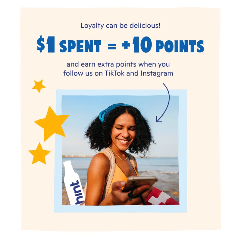 Loyalty can be delicious! $1 spent = +10 points