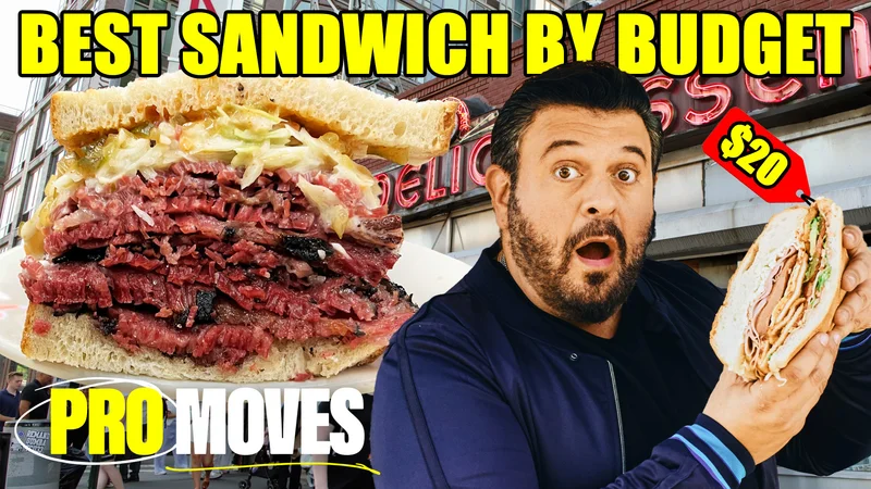 $5 vs. $35 sandwich! Adam Richman eats the best sandwiches by budget.