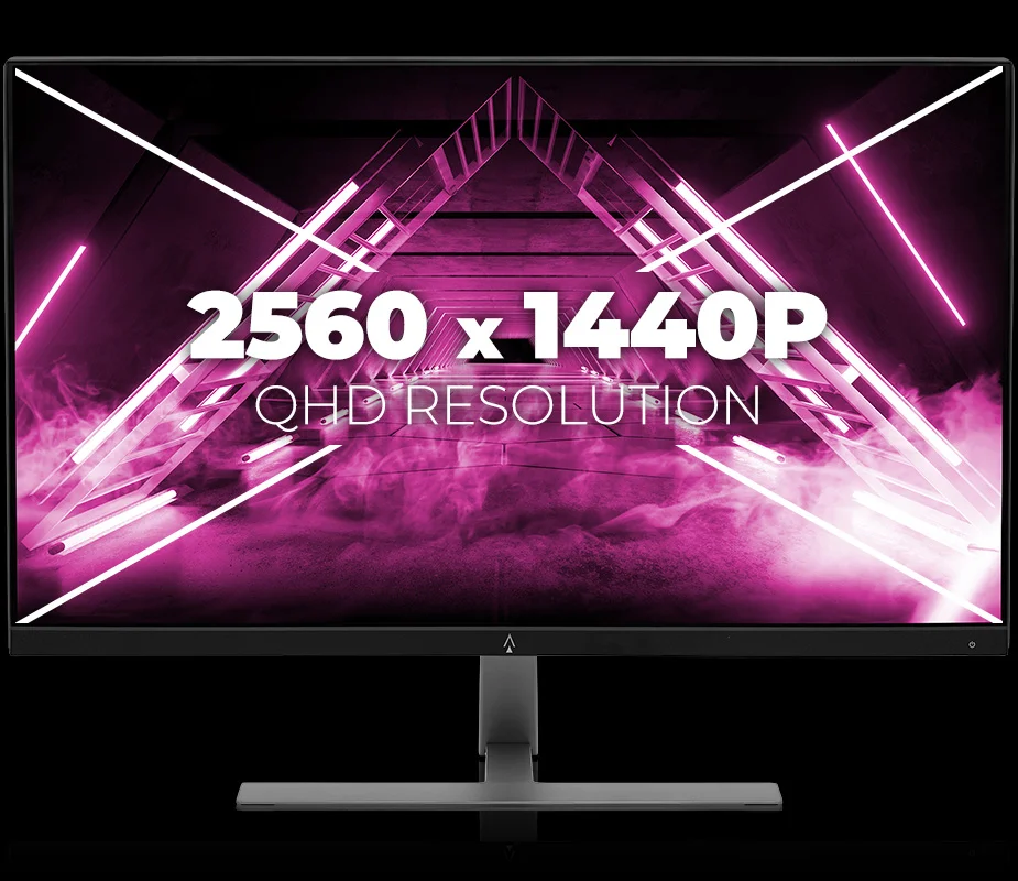 Dark Matter 27" QHD Gaming Monitor 2560x1440P (QHD) Maximum Resolution, IPS Panel, 165Hz Refresh Rate, 2ms (OD) 1 Year PixelPerfect™ Warranty Free Standard US Shipping Shop Now