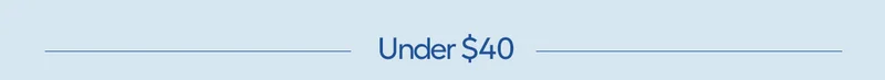 Under $40