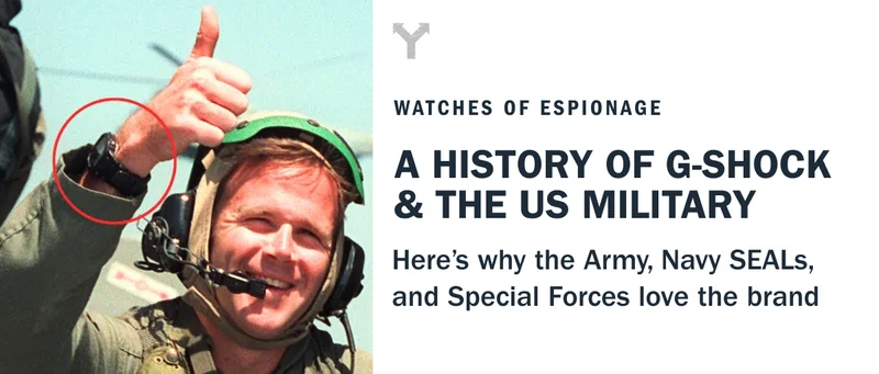 G-Shock and the military
