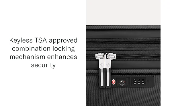 Keyless TSA approved combination lock
