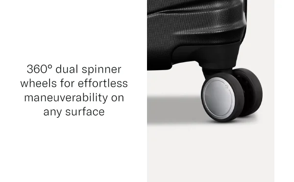 360 degree dual spinner wheels