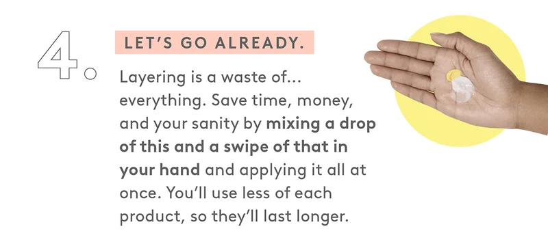 Save time, money, and your sanity by mixing your skincare.