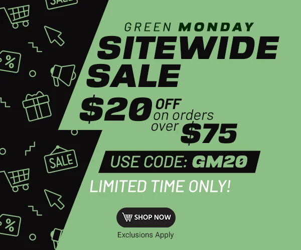 SITEWIDE SALE $20 OFF on orders of $75+ Use code: discount code
