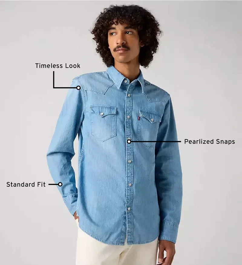 BARSTOW WESTERN DENIM SHIRT