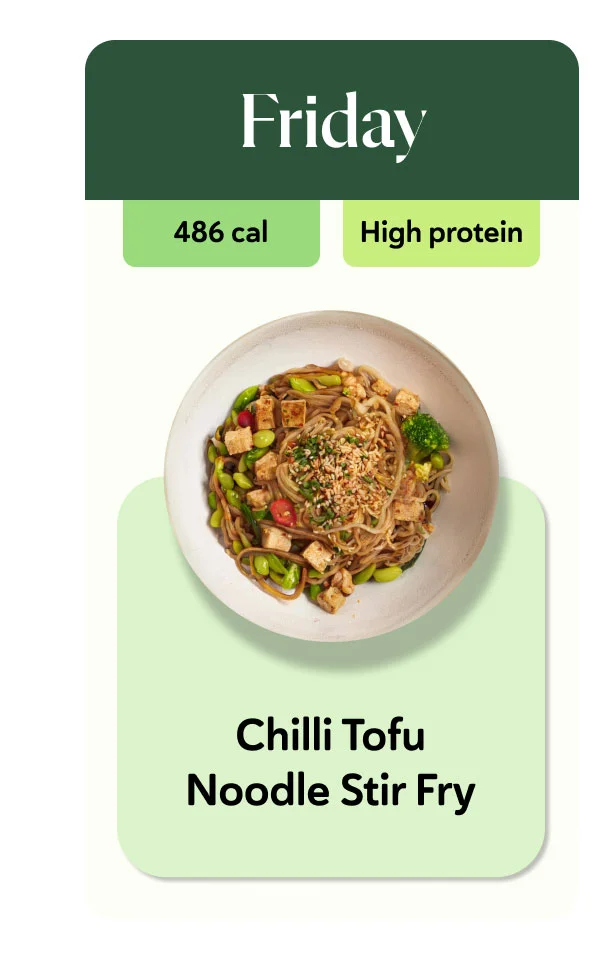 Friday — Chilli Tofu Noodle Stir Fry