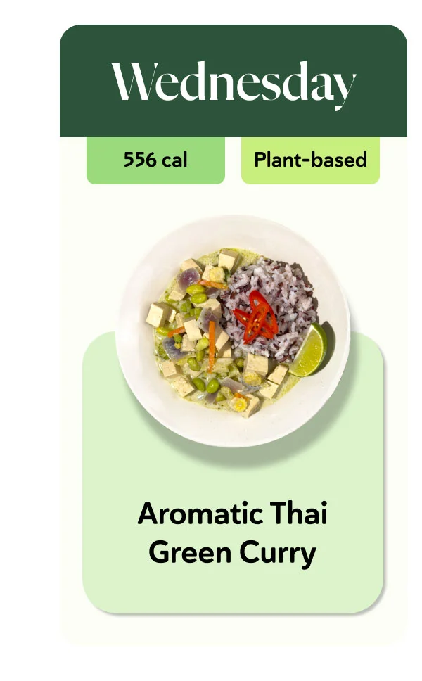 Wednesday — Aromatic Thai Green Curry