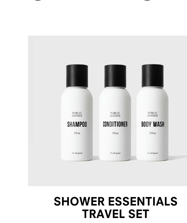 Shower Essentials Travel Set