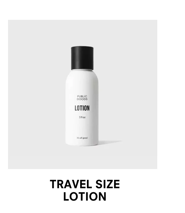 Travel Size Lotion