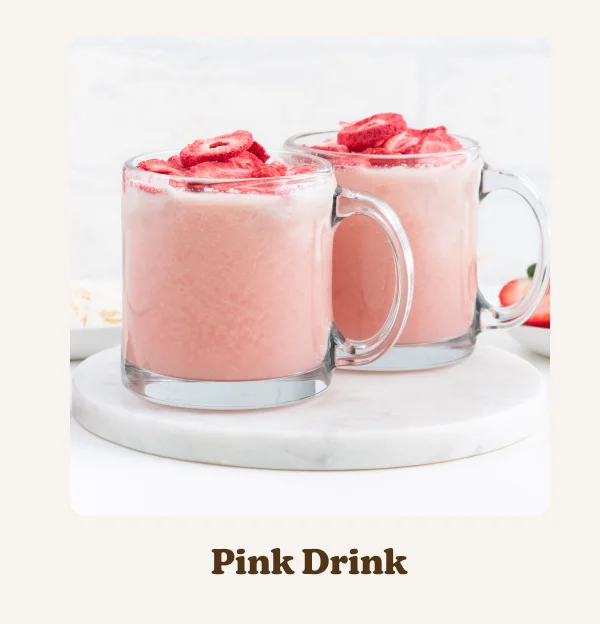 Almond Cow Pink Drink recipe