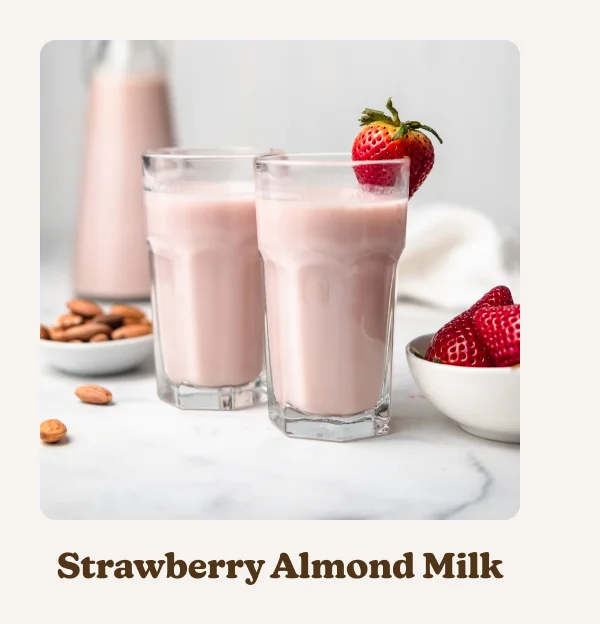 Almond Cow Strawberry Almond Milk recipe
