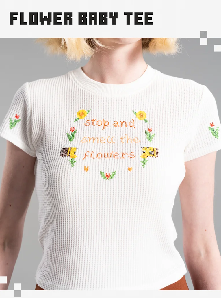 Flower Baby Tee