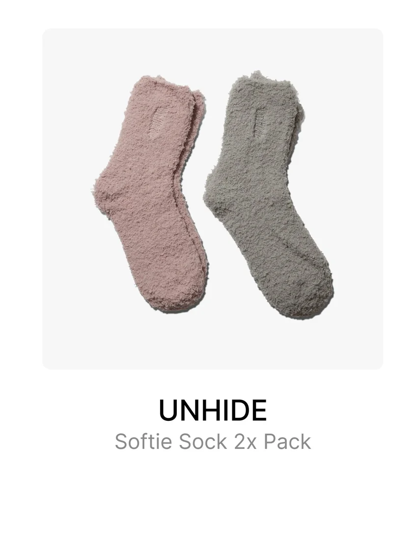 UNHIDE Softie Sock 2x pack
