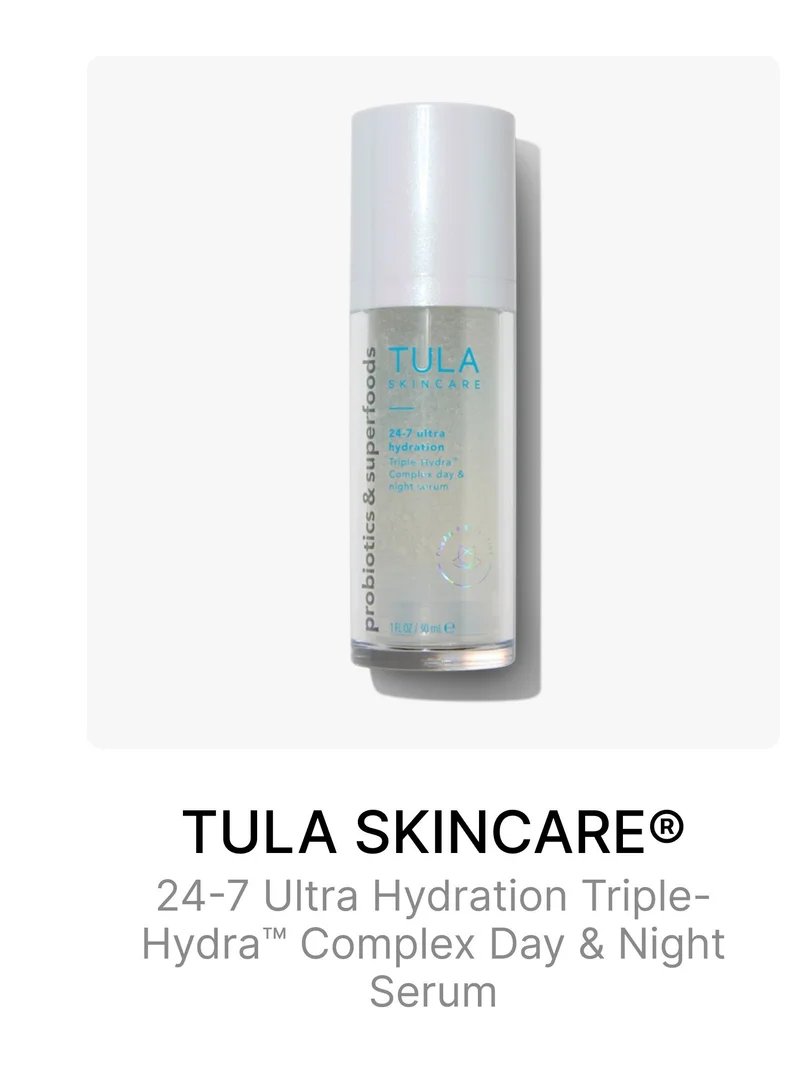 TULA SKINCARE® 24-7 ultra hydration Triple-Hydra™ Complex day & night serum