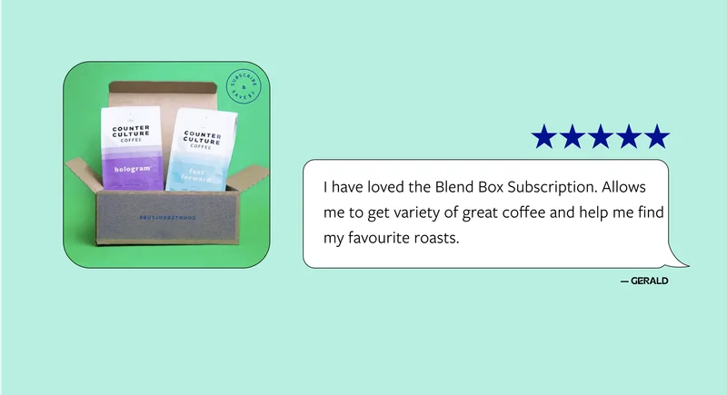 I have loved the Blend Box Subscription. Allows me to get variety of great coffee and help me find my favourite roasts
